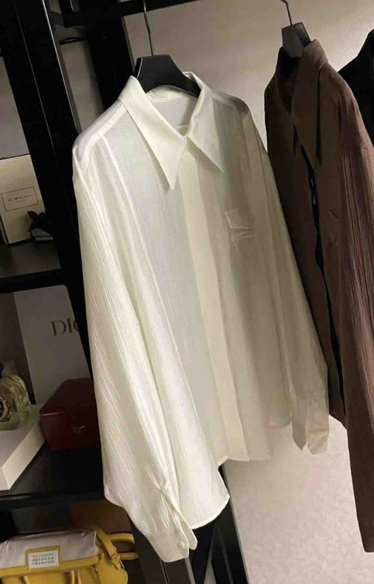 JGREY東大門㊣直郵女裝新品職業休閑25秋冬時尚人氣襯衫蕾絲衫JGREY襯衫/蕾絲衫
