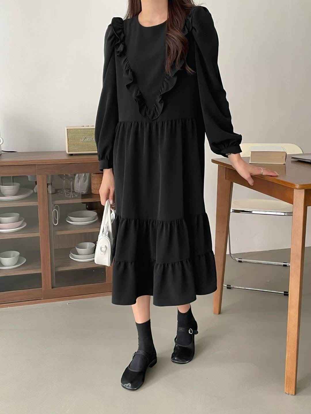 JGREY韓國代購㊣女士新款真品25秋冬熱賣休閑職業人氣連衣裙JGREY連衣裙