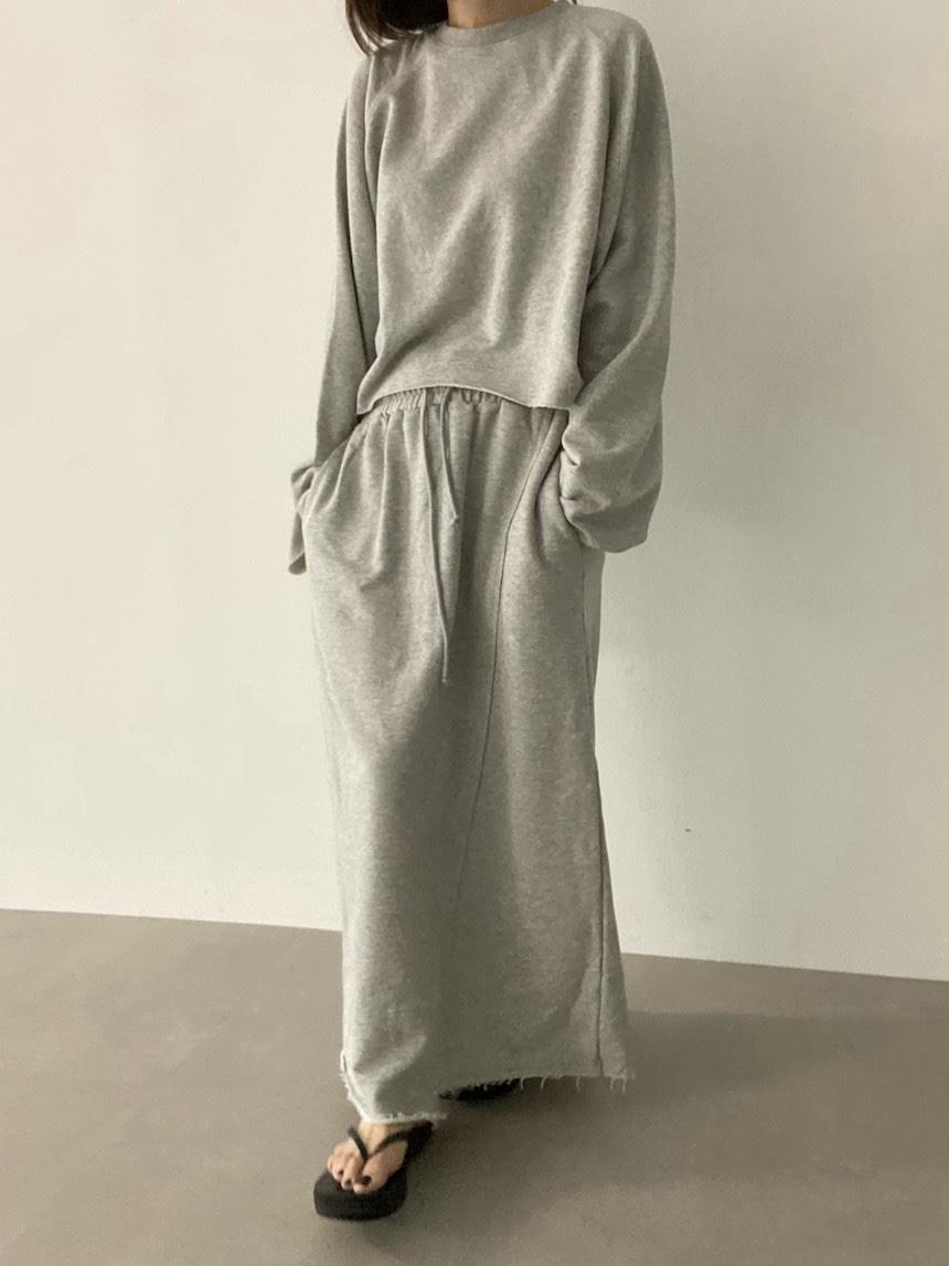 PLANTS ON GRAY韓國直郵㊣女裝新品職業熱賣25秋冬長裙緊身PLANTS ON GRAY長裙