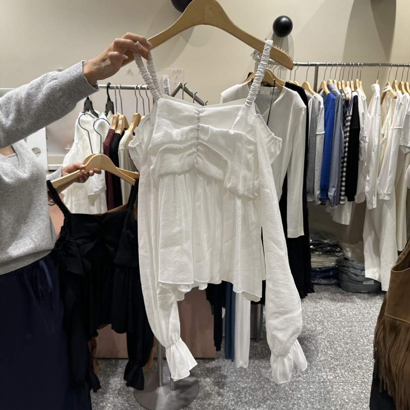 SOF韓國代購㊣女裝新品職業休閑推薦真品人氣熱賣25秋冬吊帶背心SOF吊帶/背心