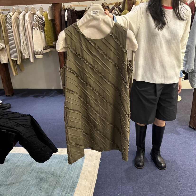 FURE韓國代購㊣女士新品人氣熱賣休閑推薦25秋冬職業連衣裙FURE連衣裙
