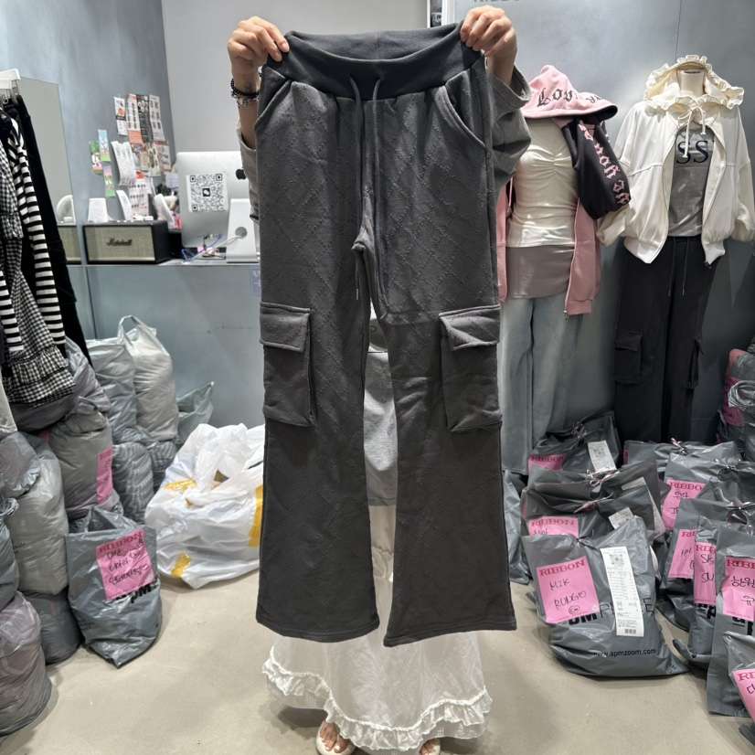 RIBBON東大門㊣實拍女裝新品休閑人氣推薦職業熱賣真品休閑褲RIBBON休閑褲
