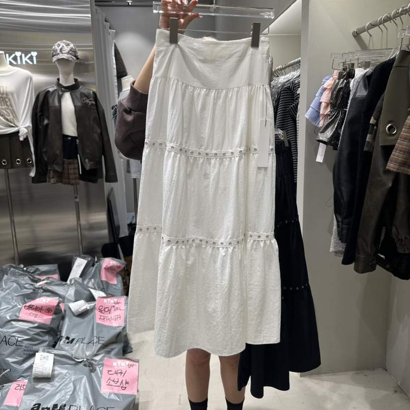 KIKI韓國直郵㊣女士新品真品25秋冬推薦職業休閑熱賣人氣長裙KIKI長裙