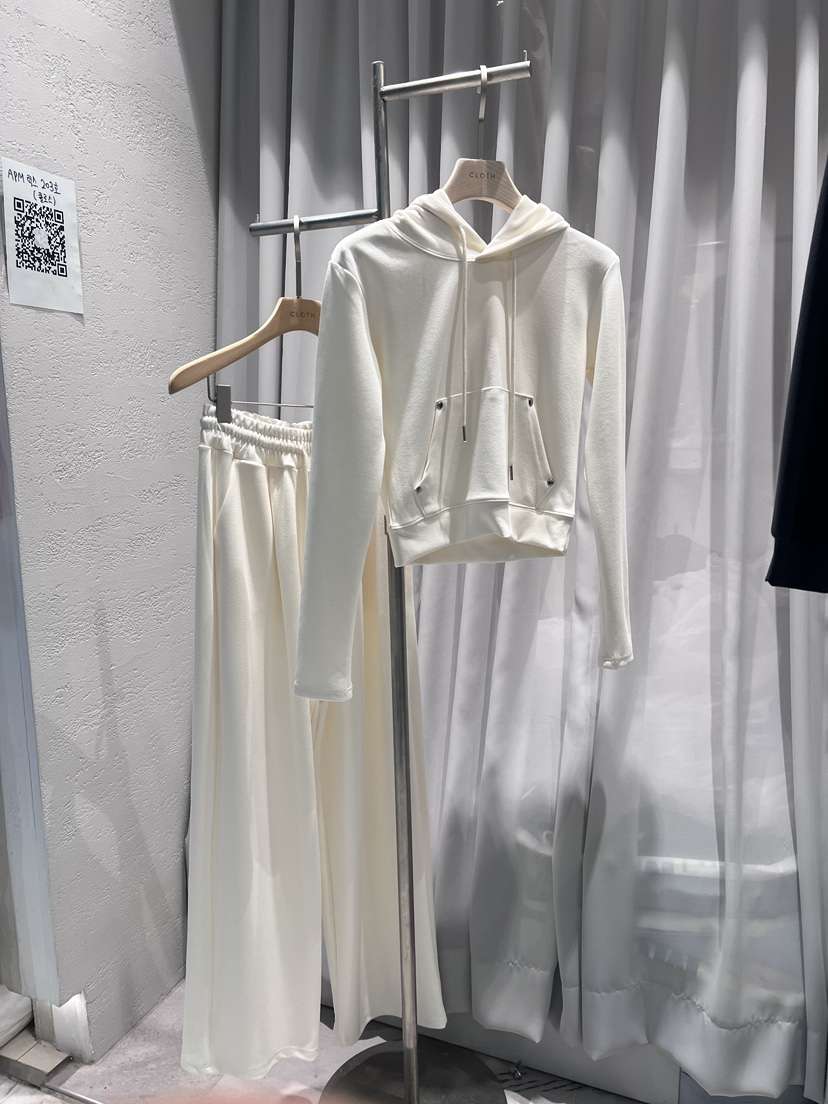 CLOTH東大門㊣實拍女裝新款人氣推薦時尚25秋冬套裝連帽衫套裝CLOTH套裝