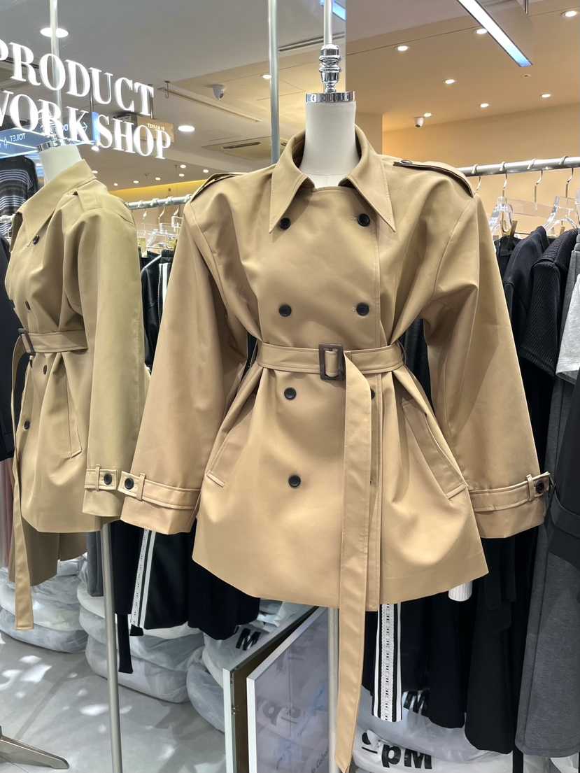 WORK SHOP韓國代購㊣女裝新款熱賣真品推薦人氣夾克含腰帶Work_shop夾克