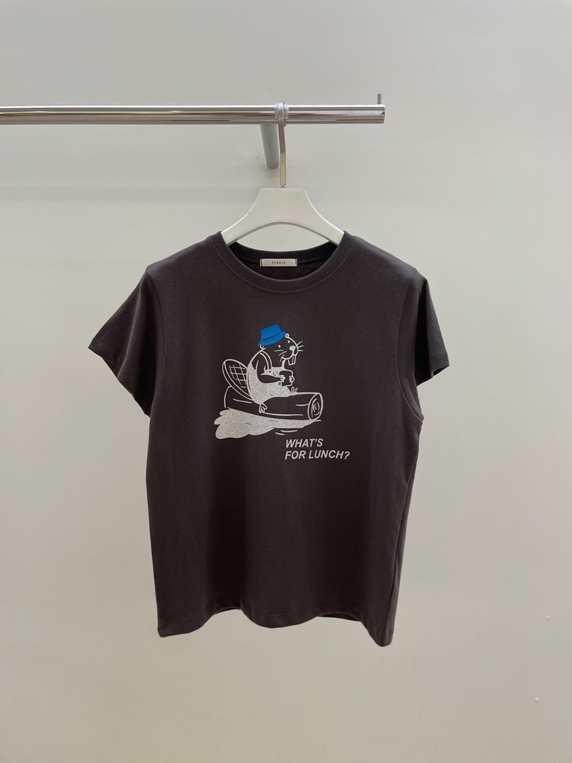 PEBBLE東大門㊣直郵女裝新款推薦真品熱賣職業時尚休閑25秋冬T恤PEBBLE/LAYERT恤