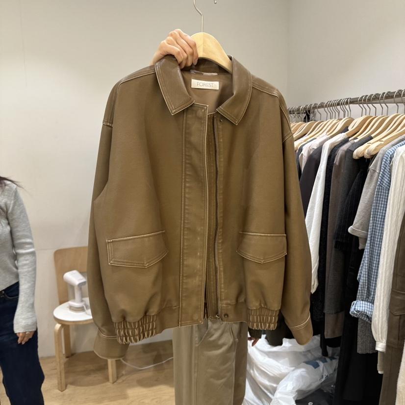 FOREST韓國直郵㊣女裝新品推薦真品人氣職業25秋冬時尚夾克FOREST夾克
