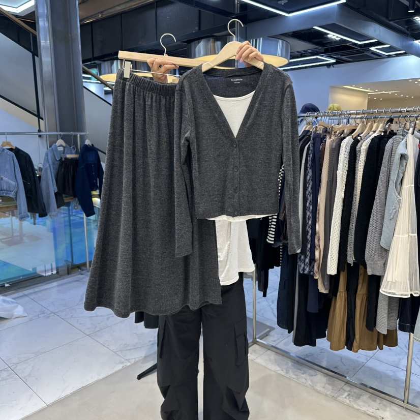 HOT PLACE東大門㊣直郵女裝新品推薦休閑套裝套裝雙層開衫HOT PLACE/DREAM GIRIS套裝