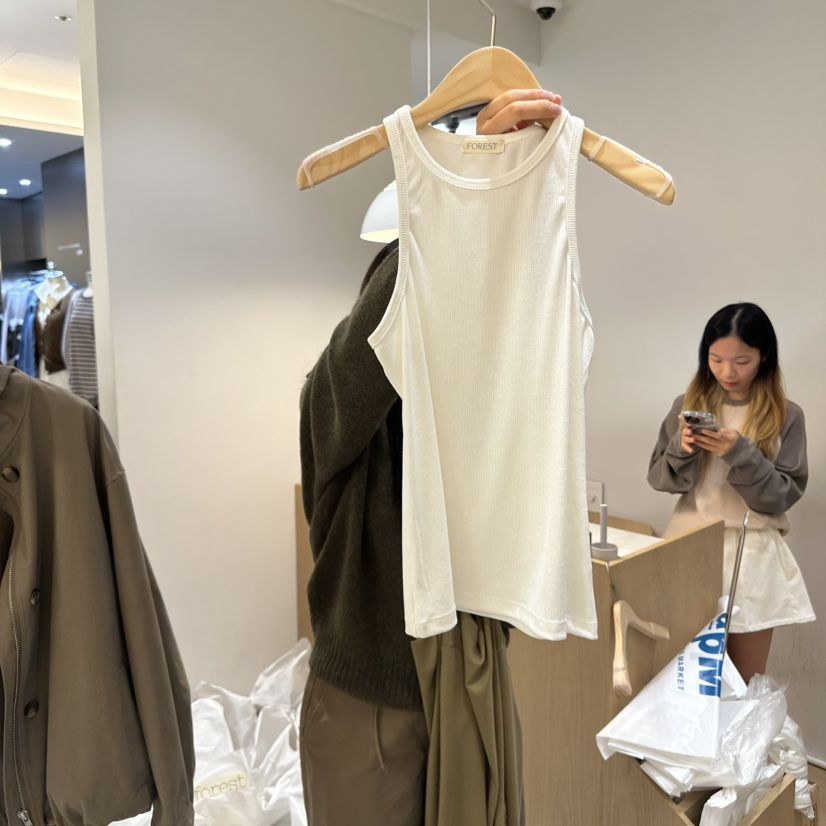 FOREST東大門㊣直郵女裝新款真品休閑人氣熱賣25秋冬吊帶背心FOREST吊帶/背心
