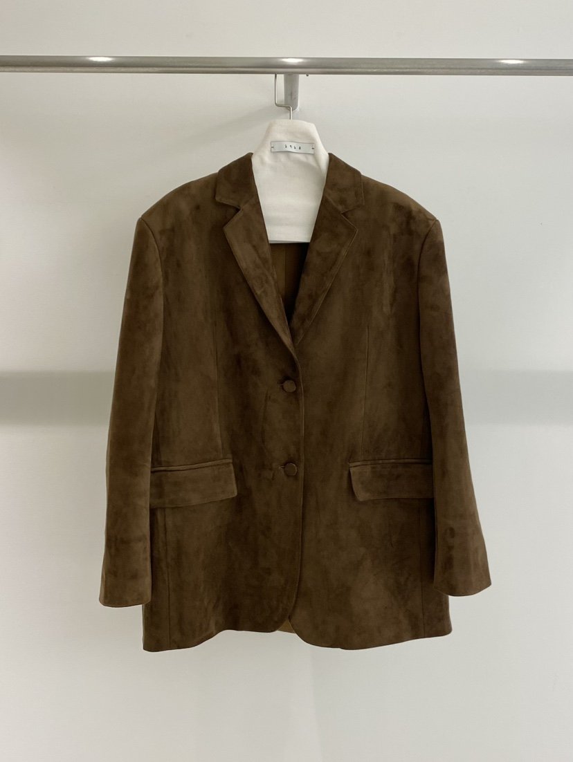 1968東大門㊣實拍女士新品25秋冬真品職業人氣夾克絨面革紐扣1968/YEOUYA夾克