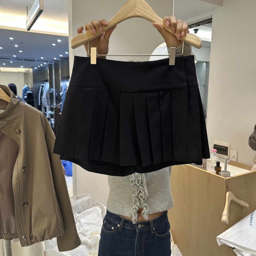 FOREST東大門㊣代購女裝新品25秋冬休閑推薦職業人氣短裙百褶FOREST短裙