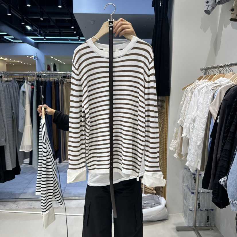 HOT PLACE東大門㊣代購女裝新品真品熱賣長袖T恤不含腰帶套裝HOT PLACE/DREAM GIRIS長袖T恤