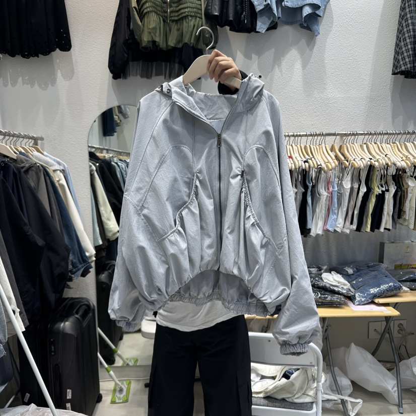 HOT PLACE韓國直郵㊣女裝新品真品人氣職業時尚休閑夾克連帽HOT PLACE/DREAM GIRIS夾克
