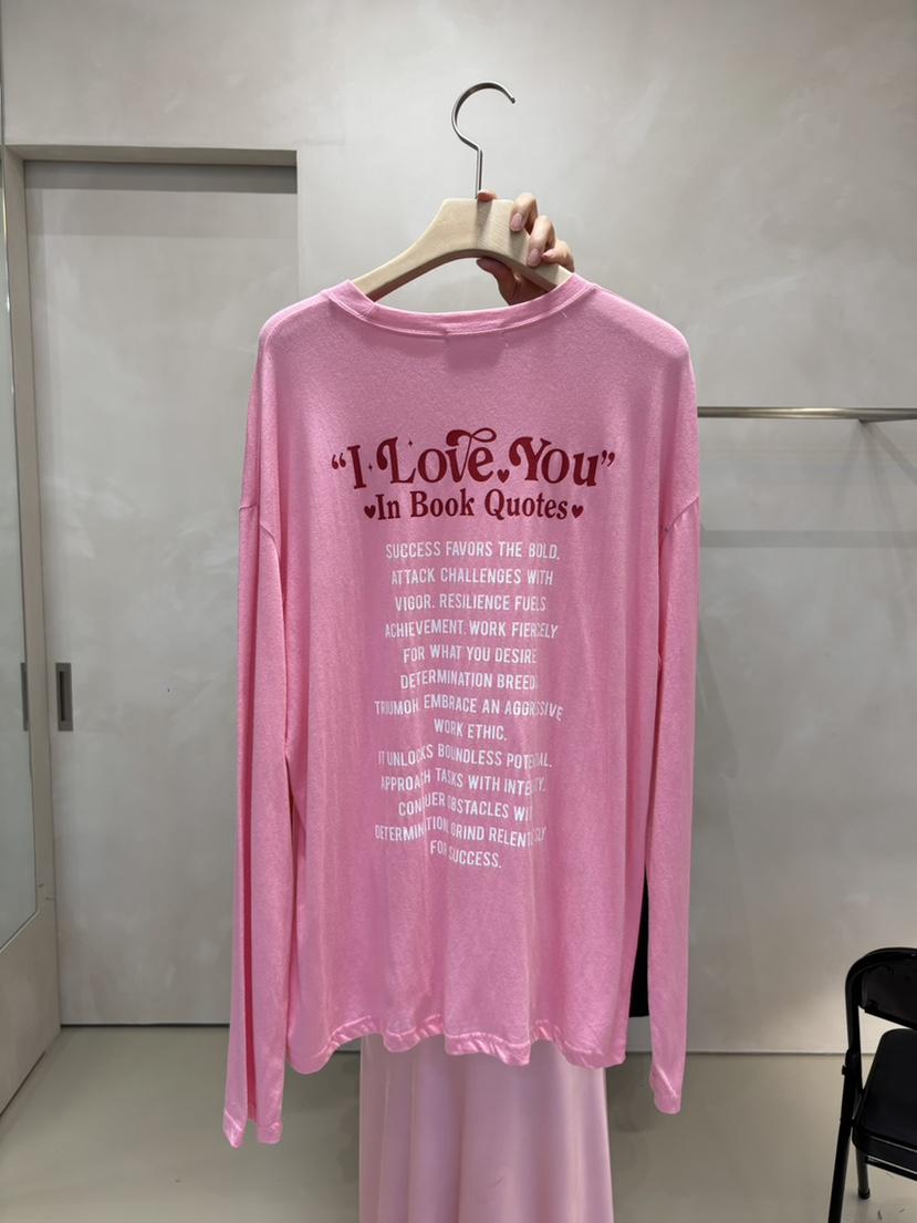 LIVE AID-P東大門㊣實拍女士新品真品時尚25秋冬人氣長袖T恤LIVE AID-P長袖T恤