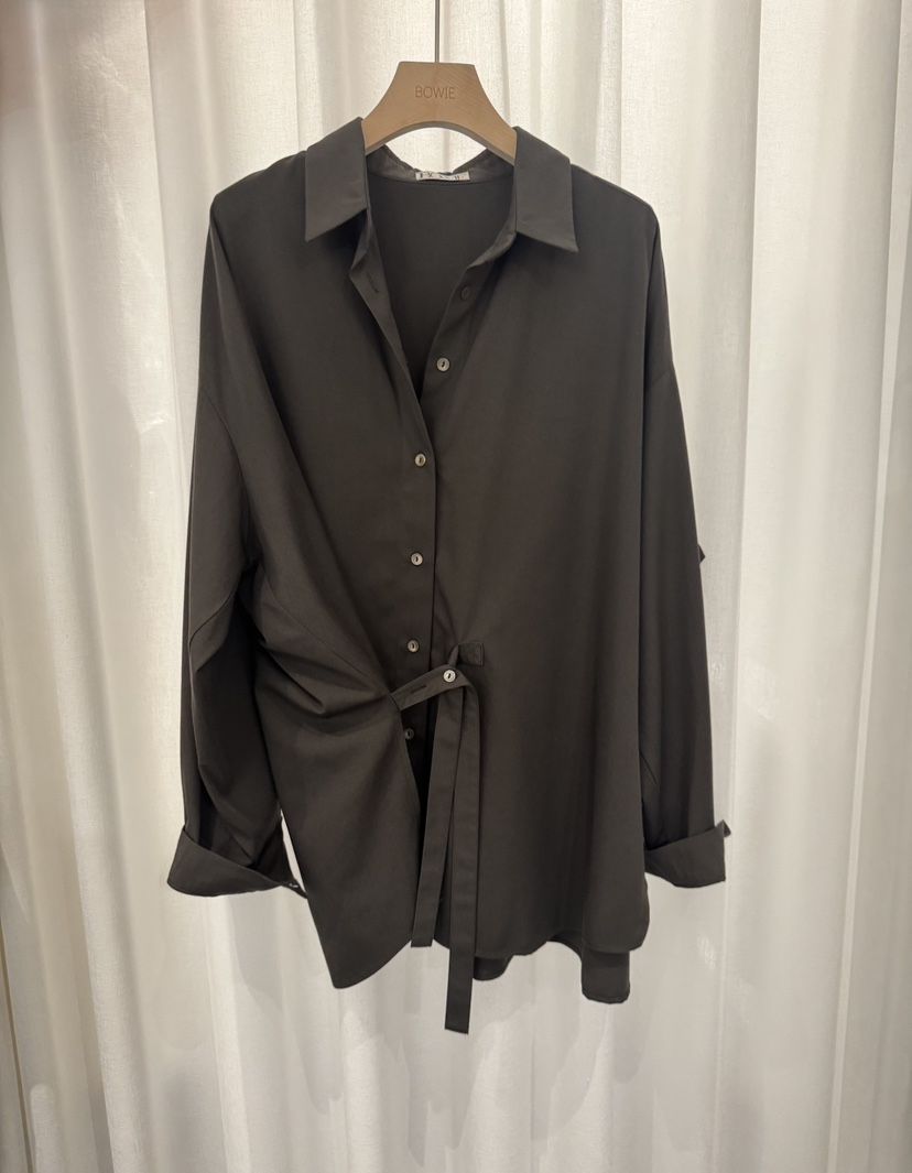 BOWIE東大門㊣實拍女裝新品25秋冬休閑真品推薦時尚襯衫蕾絲衫BOWIE襯衫/蕾絲衫