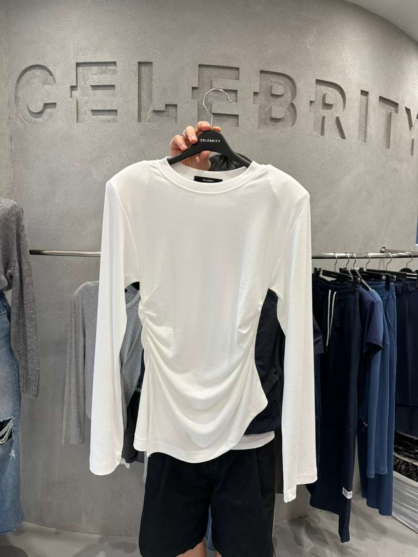 CELEBRITY-A東大門㊣直郵女士新品熱賣25秋冬人氣休閑長袖T恤CELEBRITY-A長袖T恤