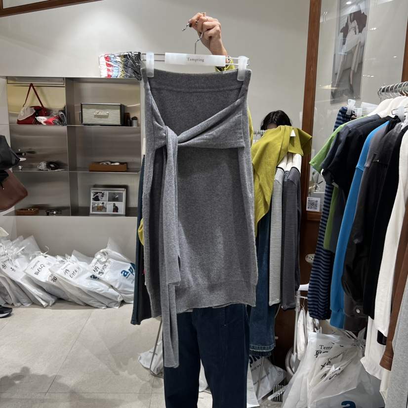 TEMPTING韓國直郵㊣女士新品時尚推薦真品25秋冬半身裙中短裙TEMPTING半身裙/中短裙
