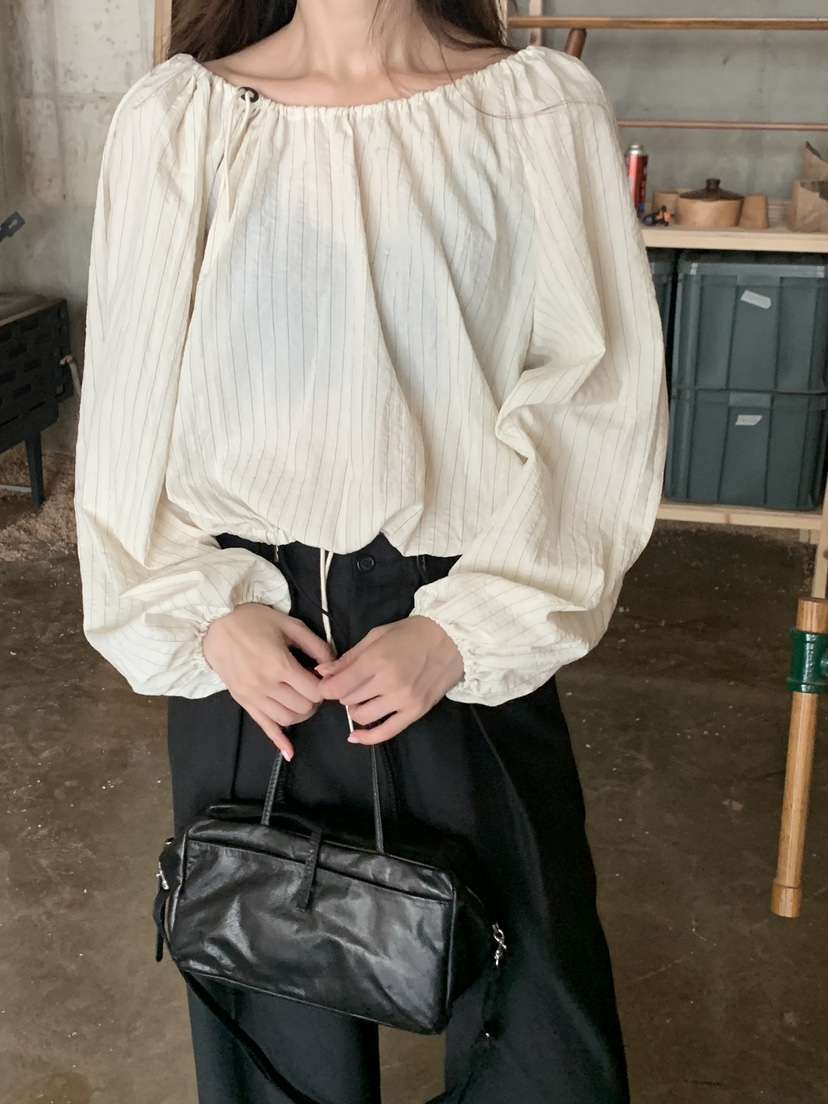 LOGARDEN東大門㊣代購女裝新款熱賣職業人氣休閑襯衫蕾絲衫LO GARDEN襯衫/蕾絲衫
