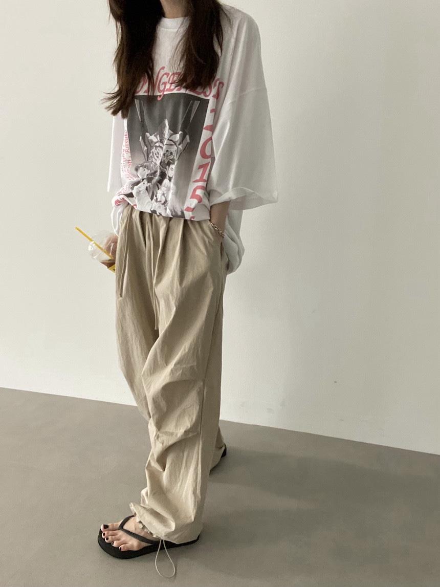PLANTS ON GRAY韓國直郵㊣女士新品時尚25秋冬休閑休閑褲PLANTS ON GRAY休閑褲