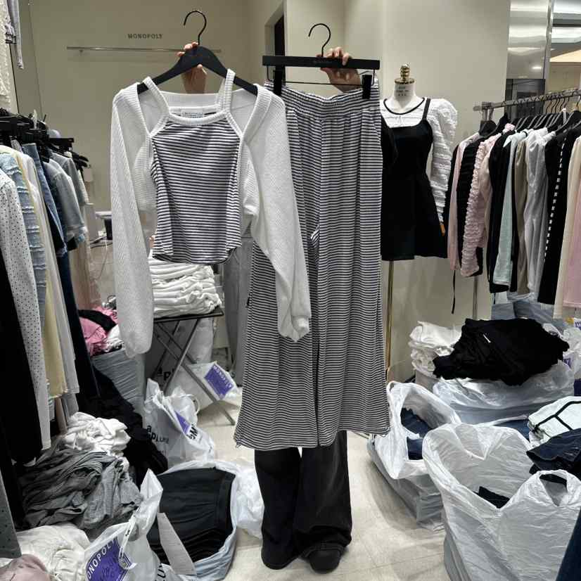 MONOPOLY東大門㊣直郵女士新品職業休閑熱賣真品套裝兩件套MONO_POLY套裝