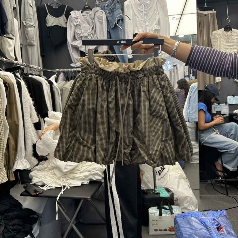 A-DEL韓國直郵㊣女士新品熱賣人氣時尚職業推薦真品25秋冬短裙A-DEL短裙