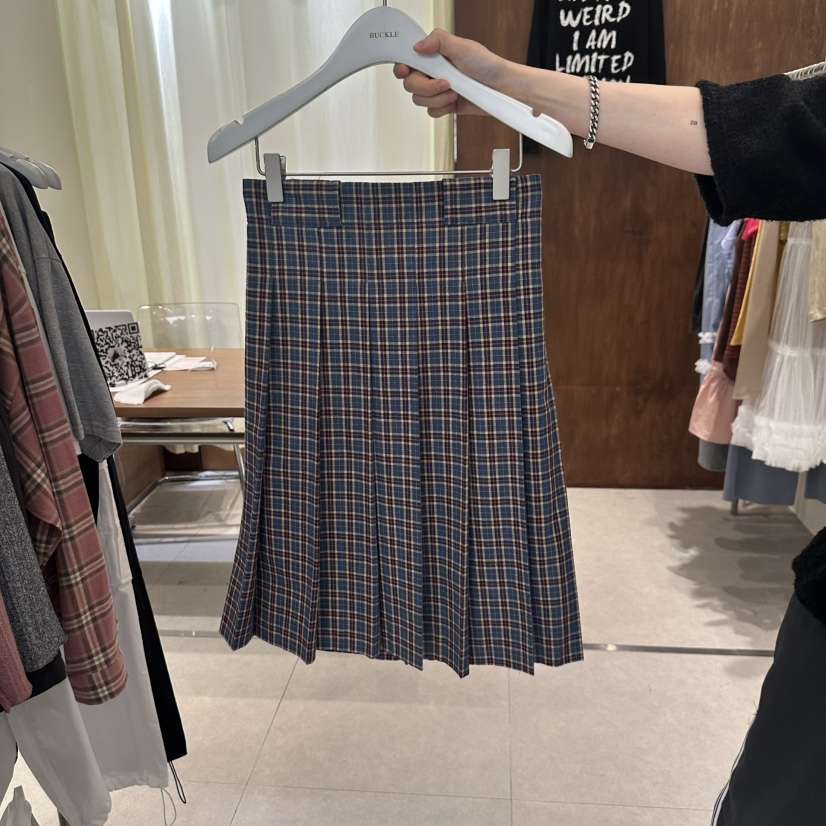 BUCKLE東大門㊣實拍女裝新品人氣職業熱賣推薦25秋冬休閑長裙BUCKLE長裙