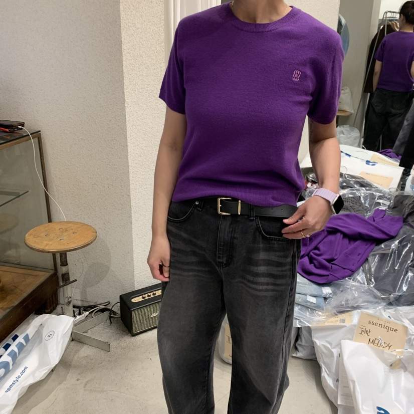 SSEMIENNE韓國代購㊣女士新品休閑職業人氣真品推薦針織衫羊絨SSENIQUE針織衫