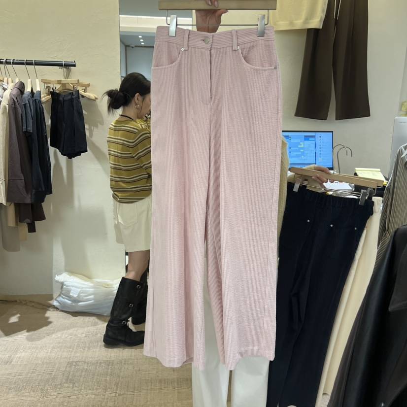W AND J韓國直郵㊣女裝新款熱賣推薦休閑25秋冬職業休閑褲W AND J休閑褲