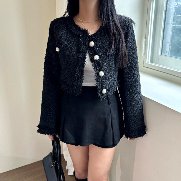mars韓國代購㊣女士新款時尚推薦休閑職業真品熱賣夾克花呢mars夾克
