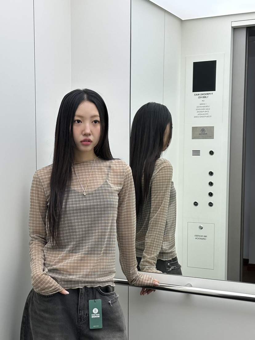 I MFACT東大門㊣代購女士新款時尚真品25秋冬職業休閑長袖T恤I MFACT長袖T恤