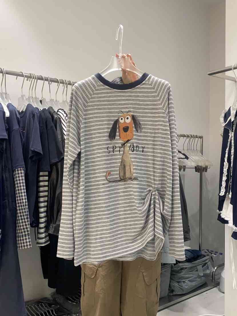 LOOKK東大門㊣代購女士新品推薦熱賣職業休閑真品時尚長袖T恤LOOKK長袖T恤