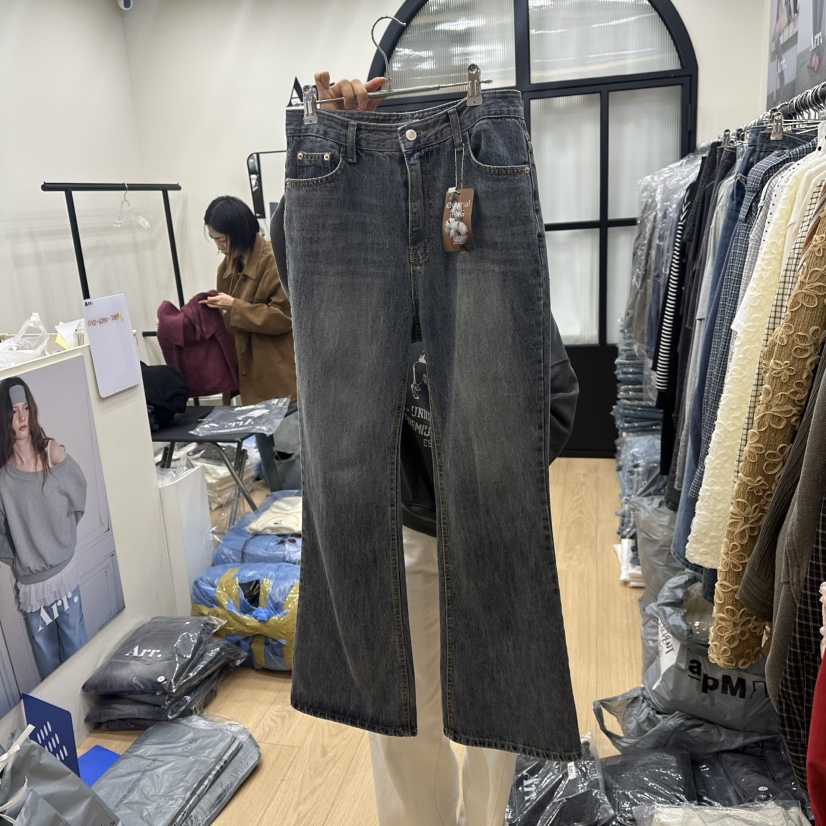 ARR東大門㊣實拍女裝新品25秋冬推薦真品時尚熱賣休閑牛仔褲ARR牛仔褲