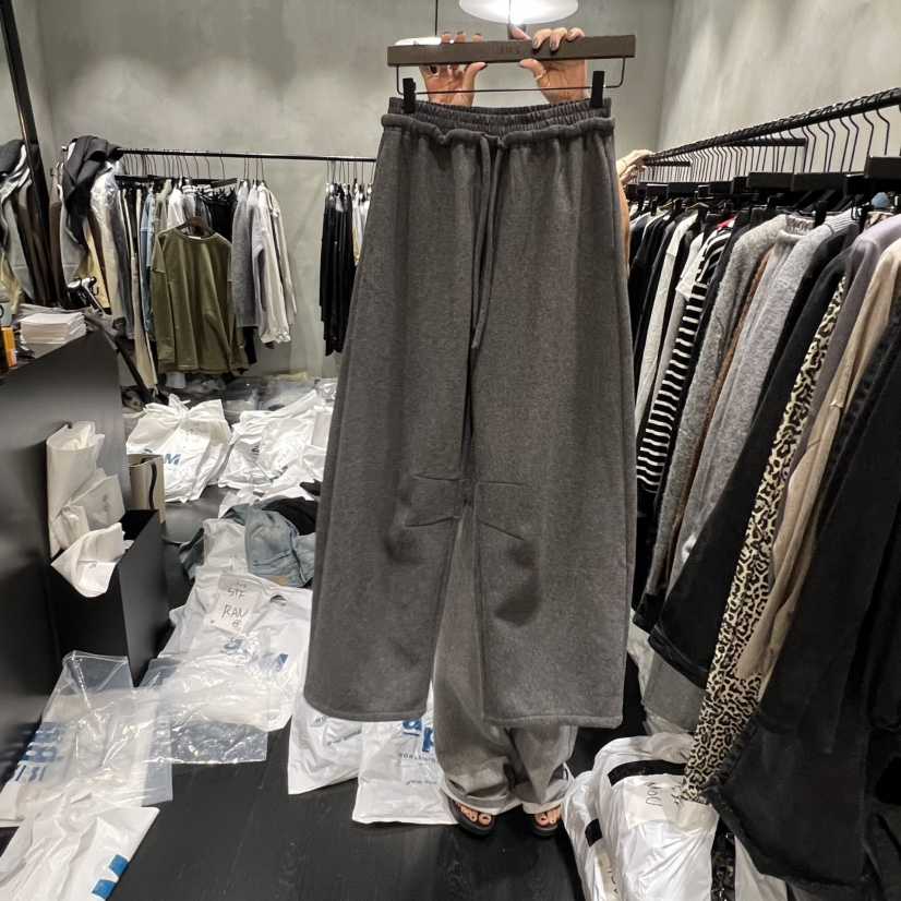 TUG東大門㊣代購女裝新款真品25秋冬時尚熱賣人氣休閑褲羊毛TUG休閑褲
