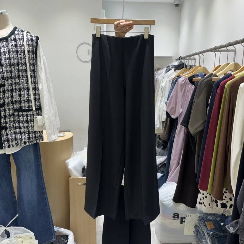 EN.U東大門㊣直郵女士新品休閑熱賣職業推薦25秋冬休閑褲綁帶EN.U休閑褲