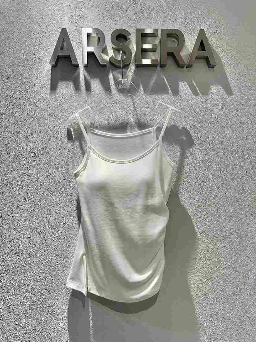 ARSERA東大門㊣實拍女裝新款人氣熱賣休閑時尚吊帶背心褶皺ARSERA吊帶/背心