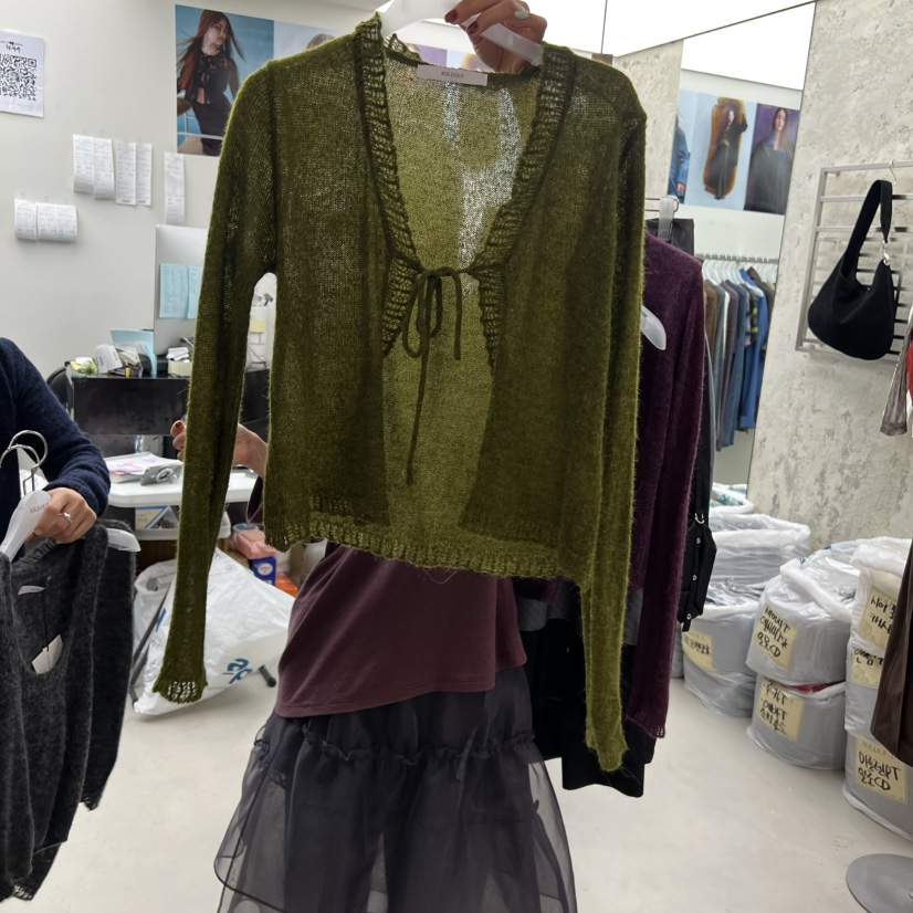 SOLD OUT韓國直郵㊣女士新品休閑人氣推薦職業時尚針織衫羊駝SOLD OUT針織衫