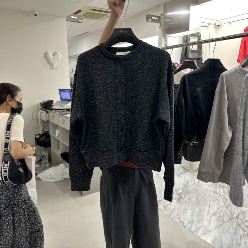 DIARRA韓國代購㊣女士新品職業時尚25秋冬真品推薦人氣針織衫DIARRA針織衫
