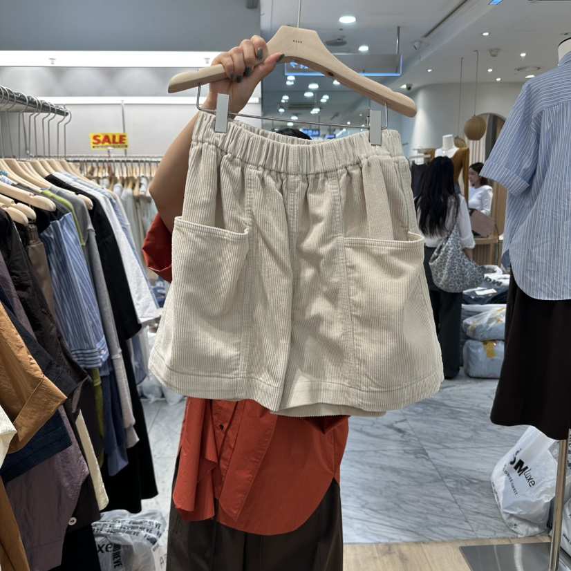REVE-L韓國直郵㊣女士新款25秋冬時尚休閑職業熱賣真品短褲REVE-L短褲