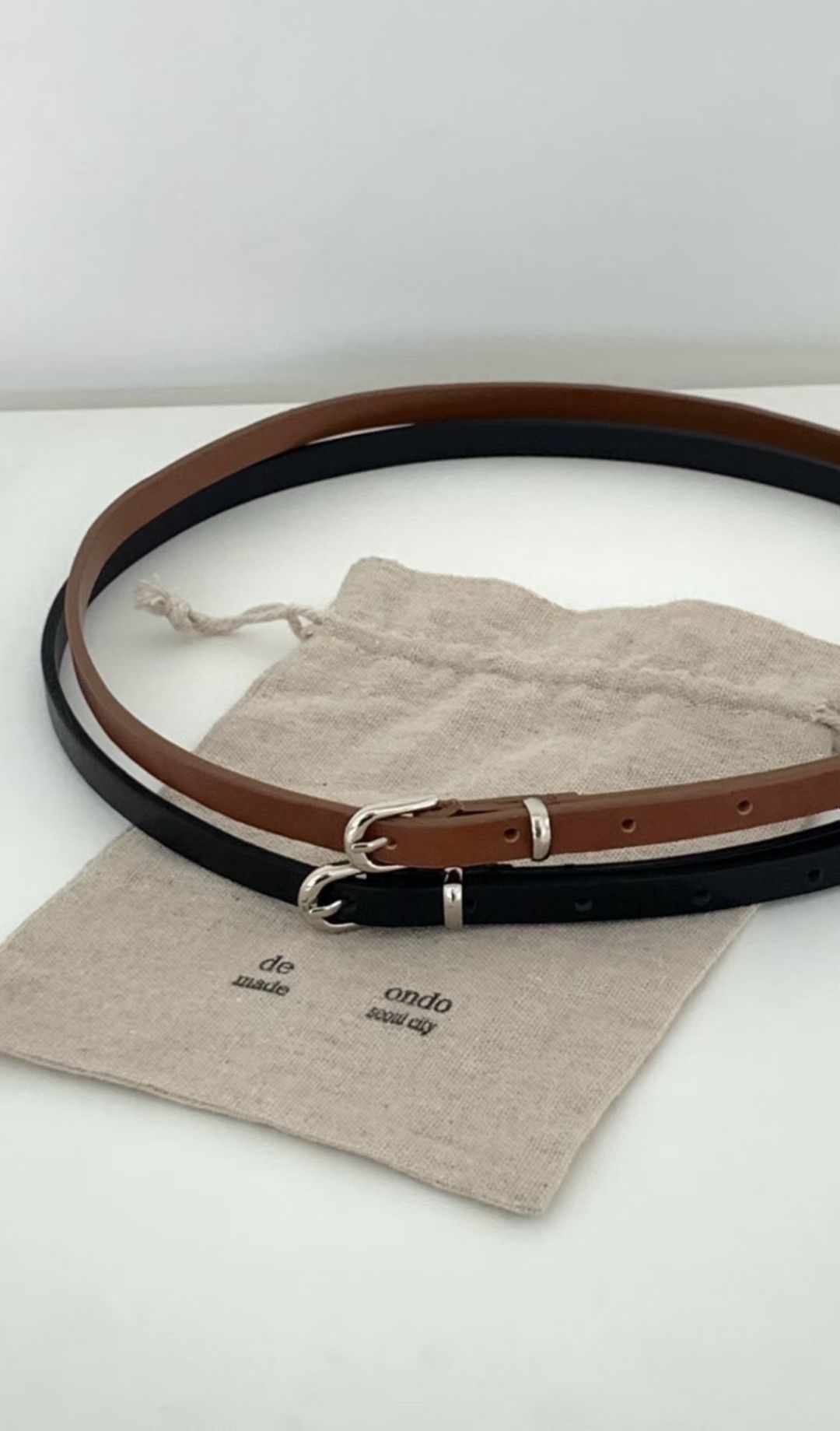 DE ONDO東大門㊣實拍女裝新品25秋冬推薦真品休閑人氣腰帶DE ONDO腰帶