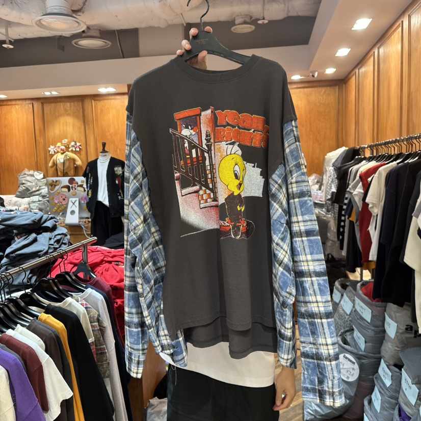 GARMENT-P東大門㊣代購女士新品真品職業時尚長袖T恤假兩件GARMENT長袖T恤