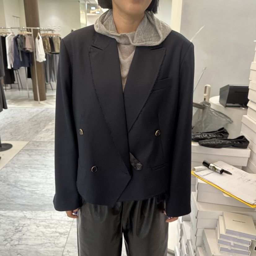 DOUBLE STANDARD/LE SMOKING/MAISONSTAFF東大門㊣實拍女裝新款休閑夾克MAISONSTAFF夾克