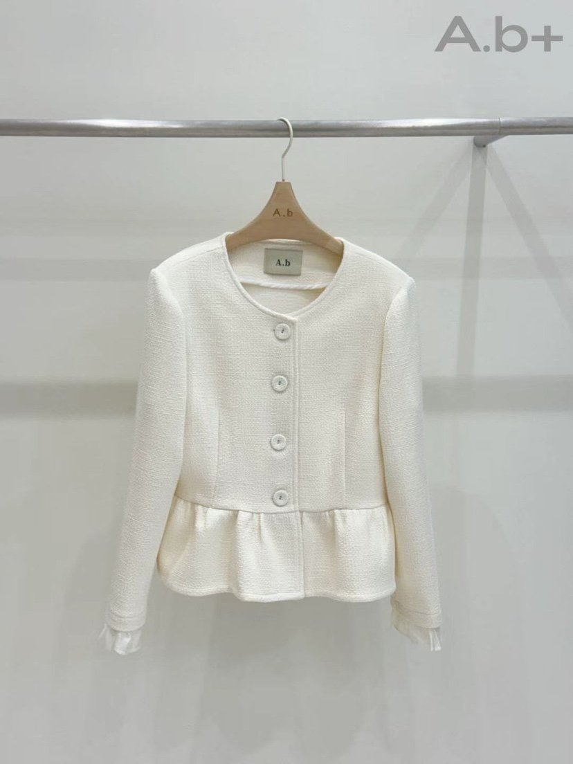 AUTUMN BEIGE PLUS東大門㊣實拍女士新品職業人氣真品夾克A.b/AUTUMN BEIGE-P夾克