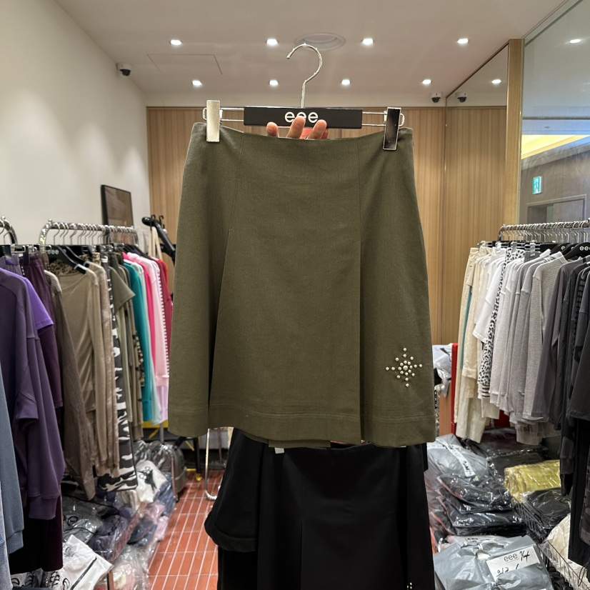 E/E/E東大門㊣代購女士新品人氣休閑25秋冬推薦職業時尚短裙E/E/E短裙