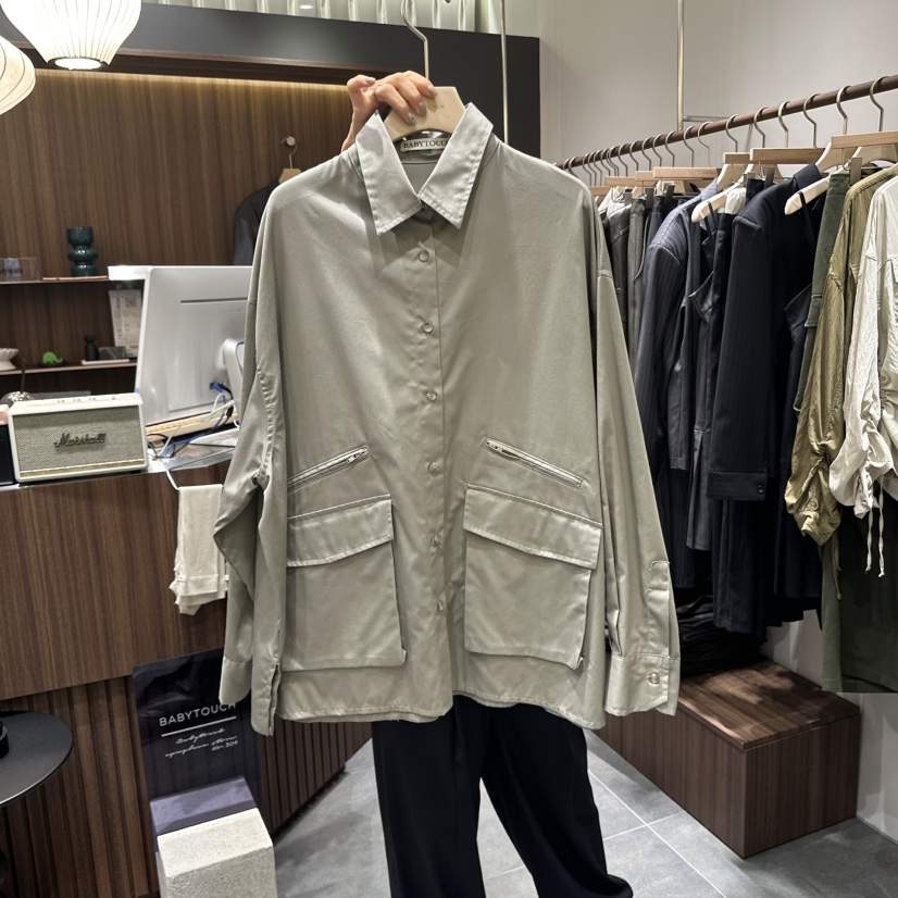 BABYTOUCH東大門㊣直郵女裝新品25秋冬職業真品熱賣夾克寬松BABYTOUCH夾克
