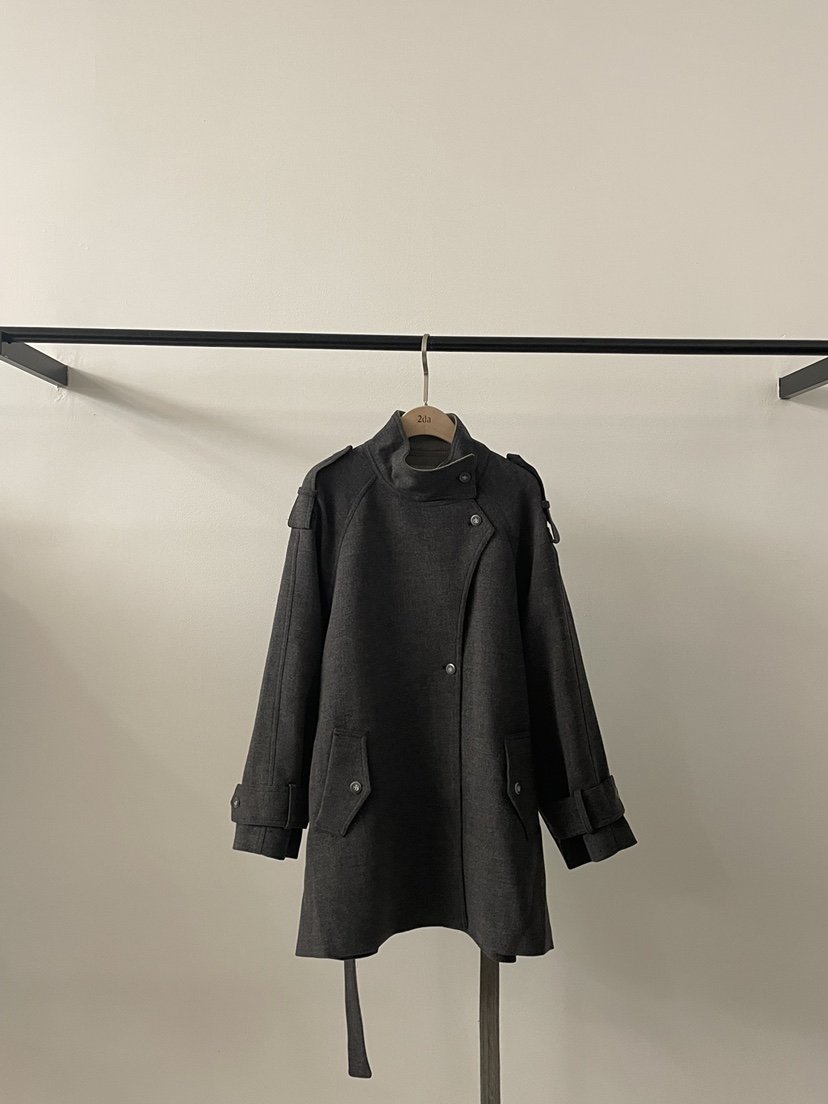 2DA/DARIMI-P韓國直郵㊣女士新品人氣25秋冬熱賣夾克含腰帶2DA/DARIMI-P夾克