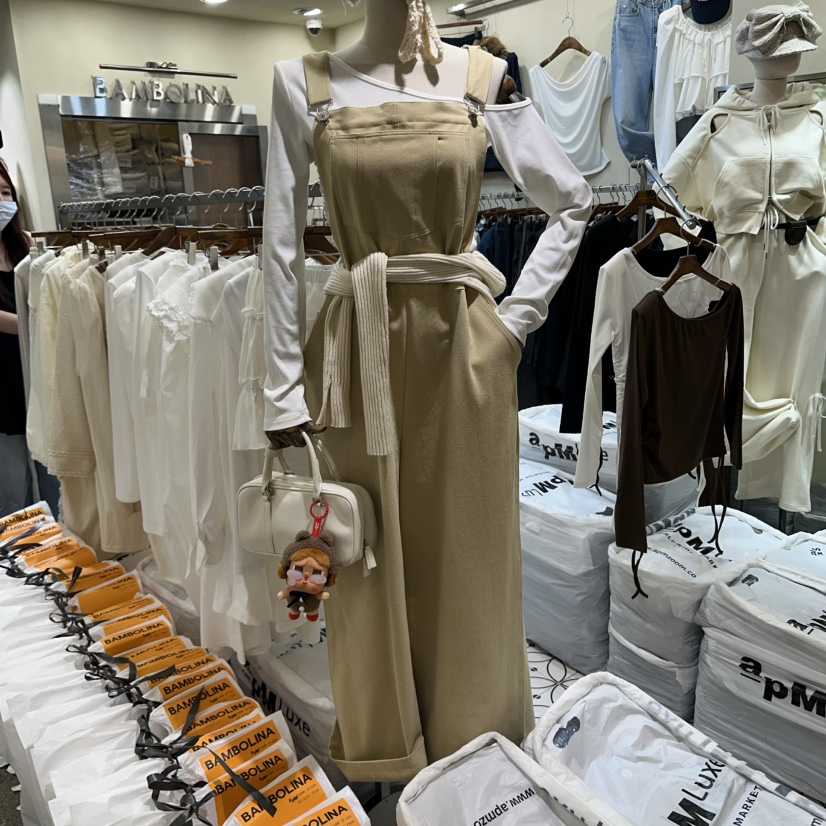 BAMBOLINA東大門㊣實拍女士新品熱賣時尚推薦25秋冬職業連體褲BAMBOLINA連體褲