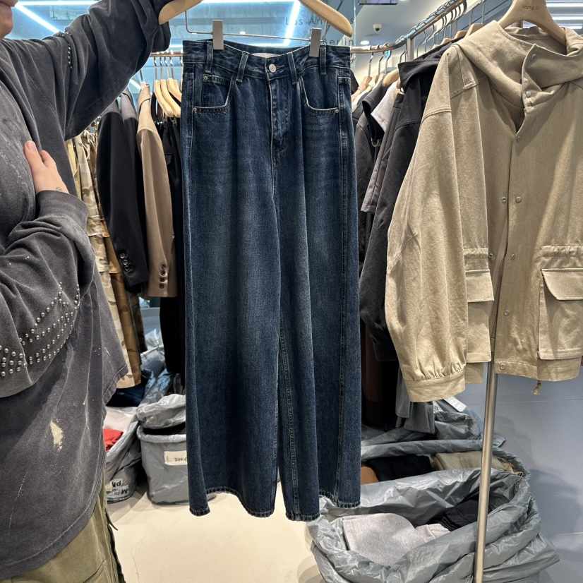 HONG.U東大門㊣直郵女裝新品人氣職業休閑時尚真品25秋冬牛仔褲HONG.U牛仔褲