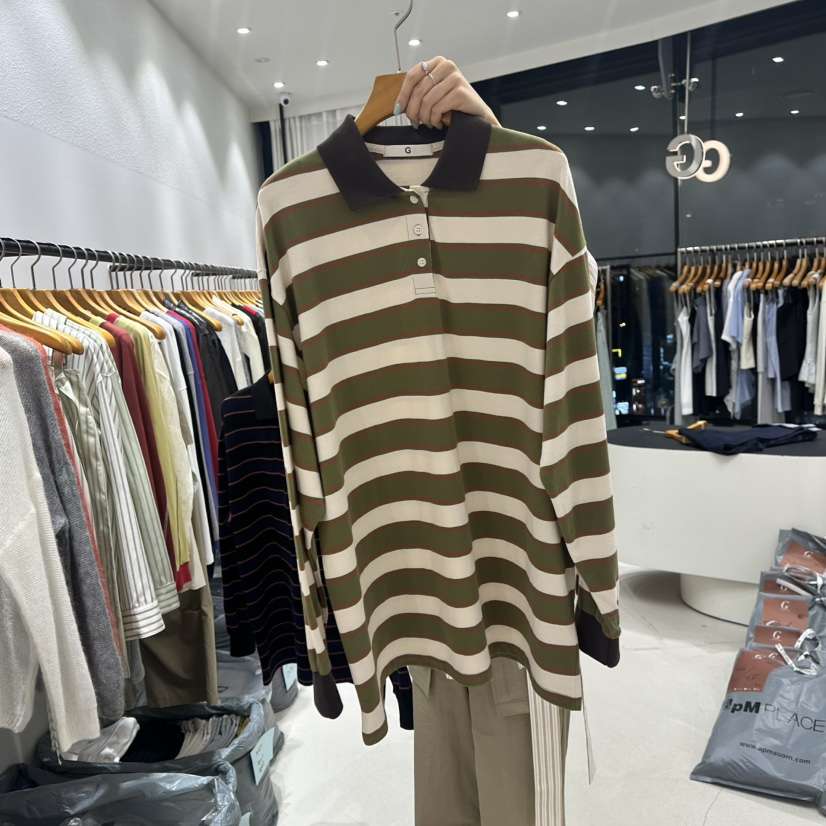 TREND SELLER/G韓國直郵㊣女裝新品職業休閑人氣推薦長袖T恤G/TREND SELLER長袖T恤
