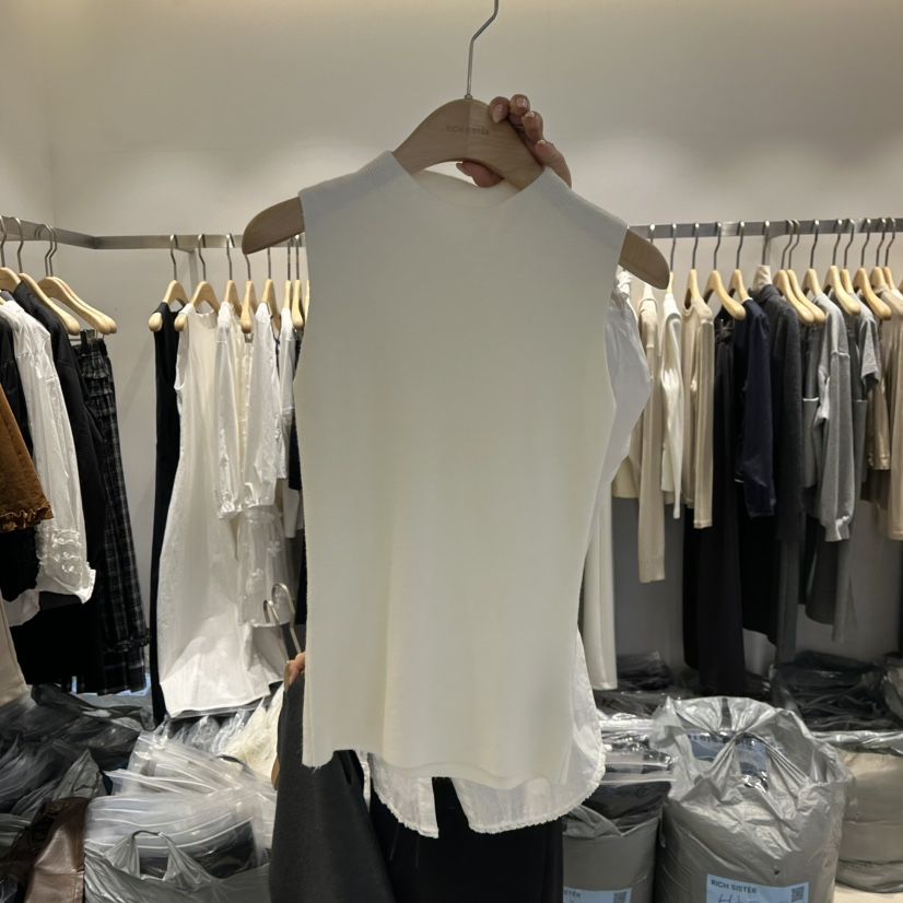RICH SISTER韓國直郵㊣女裝新品推薦真品熱賣吊帶背心羊毛RICH SISTER吊帶/背心