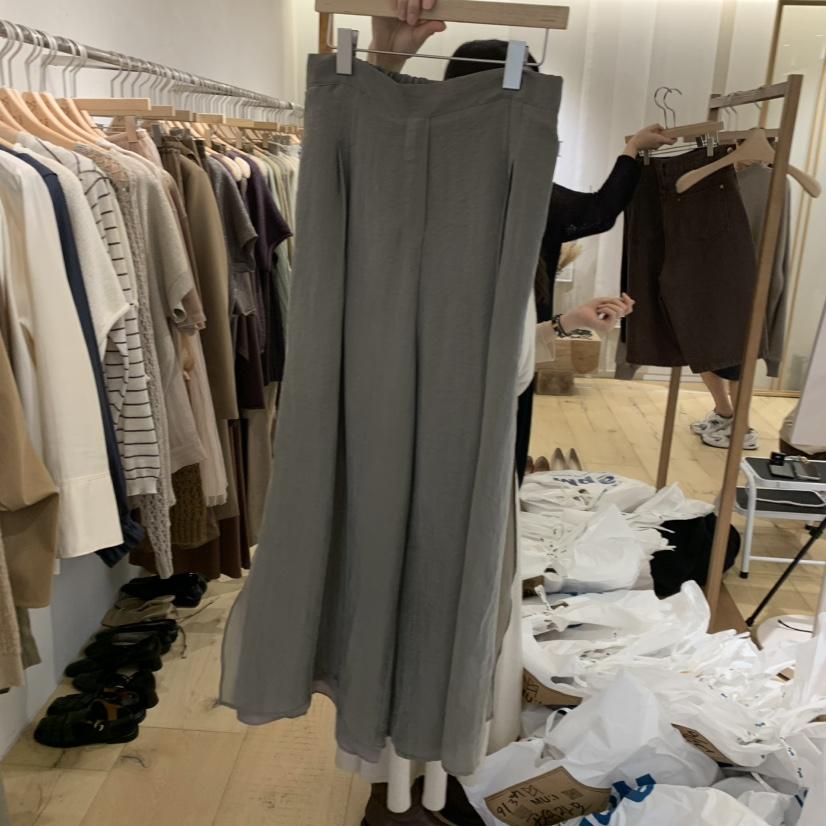 THE MUI韓國代購㊣女士新品熱賣25秋冬時尚人氣休閑休閑褲THE MUI休閑褲
